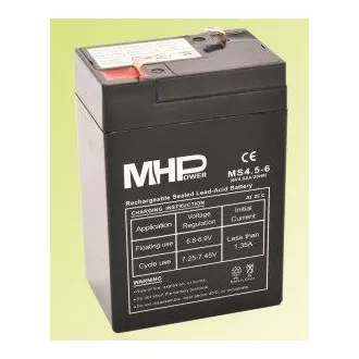 Pb akumulátor MHPower VRLA AGM 6V/4,5Ah (MS4.5-6) Pb akumulátor MHPower VRLA AGM 6V/4,5Ah (MS4.5-6)