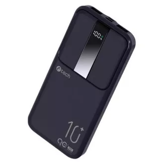 Powerbanka C-tech 10000mAh, Li-Pol, 22,5W, USB-C/USB-A/micro USB Powerbanka C-tech 10000mAh, Li-Pol, 22,5W, USB-C/USB-A/micro USB