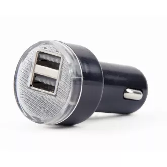 Gembird 2x USB nabíječka do auta 2,1A, černá Gembird 2x USB nabíječka do auta 2,1A, černá