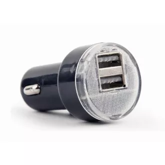 Gembird 2x USB nabíječka do auta 2,1A, černá Gembird 2x USB nabíječka do auta 2,1A, černá