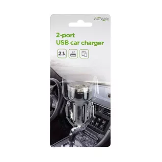 Gembird 2x USB nabíječka do auta 2,1A, černá Gembird 2x USB nabíječka do auta 2,1A, černá