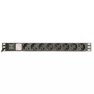 Gembird PDU 8 schucko, 1U, 16 A, 3m Gembird PDU 8 schucko, 1U, 16 A, 3m