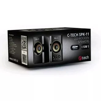 C-TECH SPK-11/Stereo/5W/Černá C-TECH SPK-11/Stereo/5W/Černá