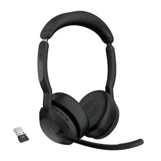 Jabra Evolve2 55/Stereo/ANC/USB/BT-USB/Bezdrát/MS/Černá Jabra Evolve2 55/Stereo/ANC/USB/BT-USB/Bezdrát/MS/Černá