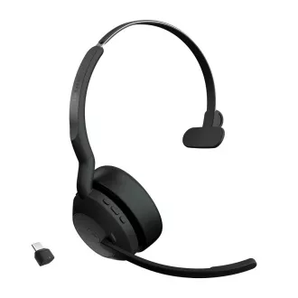 Jabra Evolve2 55/Mono/ANC/USB-C/BT-USB/Bezdrát/MS/Černá Jabra Evolve2 55/Mono/ANC/USB-C/BT-USB/Bezdrát/MS/Černá