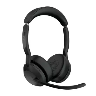 Jabra Evolve2 55/Stereo/ANC/USB/BT-USB/Bezdrát/MS/Stand/Černá Jabra Evolve2 55/Stereo/ANC/USB/BT-USB/Bezdrát/MS/Stand/Černá