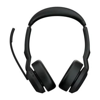 Jabra Evolve2 55/Stereo/ANC/USB-C/BT-USB/Bezdrát/Stand/Černá Jabra Evolve2 55/Stereo/ANC/USB-C/BT-USB/Bezdrát/Stand/Černá