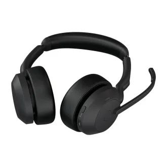 Jabra Evolve2 55/Stereo/ANC/USB-C/BT-USB/Bezdrát/Stand/Černá Jabra Evolve2 55/Stereo/ANC/USB-C/BT-USB/Bezdrát/Stand/Černá