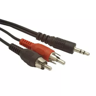 GEMBIRD kabel minijack 3.5mm - 2x RCA M/M 2,5m GEMBIRD kabel minijack 3.5mm - 2x RCA M/M 2,5m