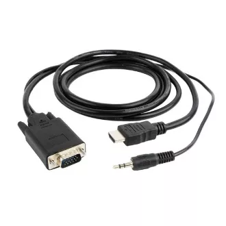 GEMBIRD Redukce HDMI to VGA + audio, 1,8m GEMBIRD Redukce HDMI to VGA + audio, 1,8m