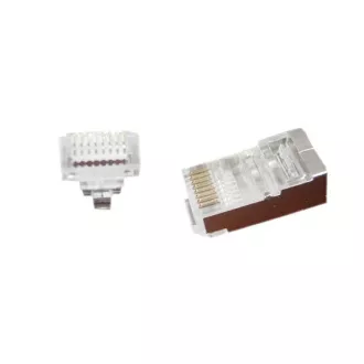 GEMBIRD Universal pass-through modular FTP plug 8P8C, 10 pcs GEMBIRD Universal pass-through modular FTP plug 8P8C, 10 pcs