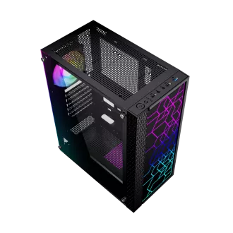 Gembird Computer Fornax 2500 ARGB/Midi Tower/Transpar./Černá Gembird Computer Fornax 2500 ARGB/Midi Tower/Transpar./Černá