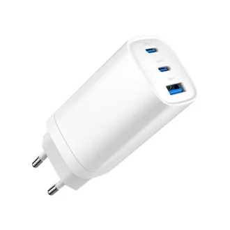 GEMBIRD PD nabíječka 1xUSB-A 2xUSB-C 67W bilá GEMBIRD PD nabíječka 1xUSB-A 2xUSB-C 67W bilá