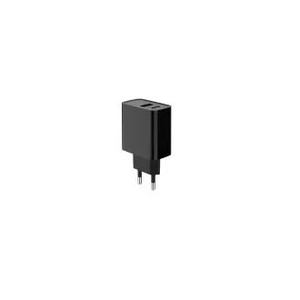 GEMBIRD PD nabíječka USB-A USB C 20W černá GEMBIRD PD nabíječka USB-A USB C 20W černá