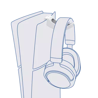 TRUST GXT223 PS5 HEADSET HOLDER