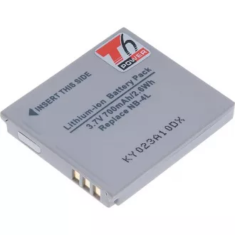 Baterie T6 Power Canon NB-4L, 700mAh, 2,6Wh Baterie T6 Power Canon NB-4L, 700mAh, 2,6Wh