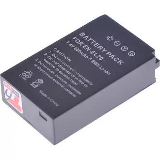 Baterie T6 Power pro Nikon EN-EL20, EN-EL20a, 800mAh, 5,9Wh Baterie T6 Power pro Nikon EN-EL20, EN-EL20a, 800mAh, 5,9Wh