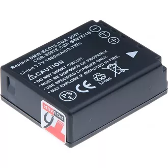 Baterie T6 Power pro Panasonic DMW-BCD10, CGA-S007, CGR-S007E, CGR-S007E/1B, 850mAh, 3,1Wh