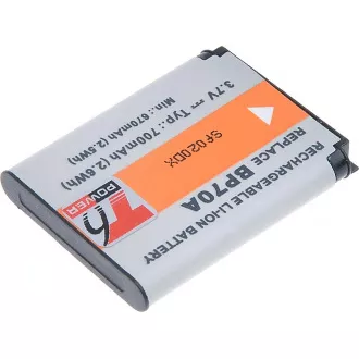 Baterie T6 Power Samsung BP-70A, BP70A, SLB-70A, 700mAh, 2,6Wh