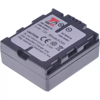 Baterie T6 Power pro Panasonic VW-VBD070, CGA-DU07, CGR-DU07, Hitachi DZ-BP07S, 720mAh, 5,2Wh