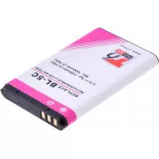 Baterie T6 Power pro Nokia 6300, 6600, 5100, 1100, 3650, 6230, C1-01, C2-01, 1100mAh, 4,1Wh, Li-ion