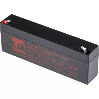 Akumulátor T6 Power NP12-2.3, 12V, 2,3Ah, F1 Akumulátor T6 Power NP12-2.3, 12V, 2,3Ah, F1
