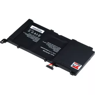 Baterie T6 Power pro Asus VivoBook S551L, R551L, K551L, V551L serie, 4400mAh, 49Wh, 3cell, Li-pol