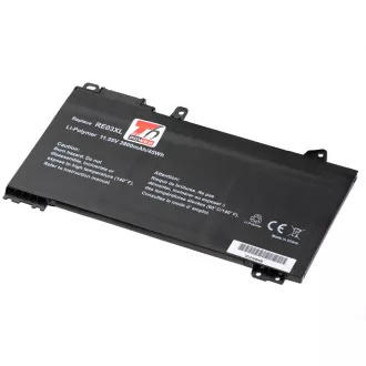 Baterie T6 Power pro HP ProBook 430 G6, 440 G6, 445 G6, 450 G6, 455 G6, 3900mAh, 45Wh, 3cell, Li-pol