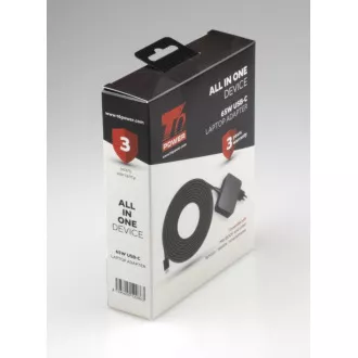 T6 Power univerzální adaptér k notebooku, 65W, USB-C