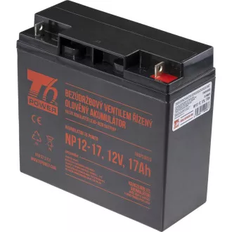 Akumulátor T6 Power NP12-17, 12V, 17Ah Akumulátor T6 Power NP12-17, 12V, 17Ah