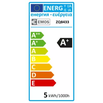 EMOS LED ŽÁROVKA CLASSIC MR16 4,5W(25W) 380lm GU5.3 WW EMOS LED ŽÁROVKA CLASSIC MR16 4,5W(25W) 380lm GU5.3 WW