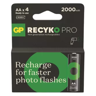 GP Nabíjecí ReCyko Pro Photo Flash AA 2000mAh-4ks GP Nabíjecí ReCyko Pro Photo Flash AA 2000mAh-4ks