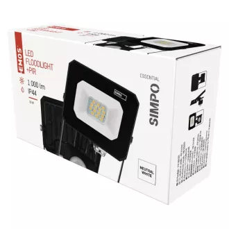 EMOS LED REFLEKTOR SIMPO 10W, 1000Lm, 4000K, PIR EMOS LED REFLEKTOR SIMPO 10W, 1000Lm, 4000K, PIR