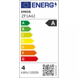 EMOS LED FLM MINI GL 3,8W(60W) 806lm E14 WW A CLAS EMOS LED FLM MINI GL 3,8W(60W) 806lm E14 WW A CLAS