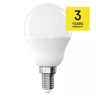 EMOS LED CLS MINI GLOBE 4,2W(40W) 470lm E14 WW EMOS LED CLS MINI GLOBE 4,2W(40W) 470lm E14 WW