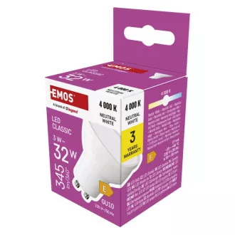 LED CLS MR16 3W(32W) 345lm GU10 NW LED CLS MR16 3W(32W) 345lm GU10 NW