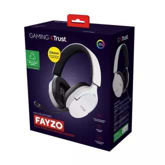 Trust Gaming GXT 491W Fayzo/7.1/Jack/Drát/BT-USB/Bezdrát/Bílá Trust Gaming GXT 491W Fayzo/7.1/Jack/Drát/BT-USB/Bezdrát/Bílá