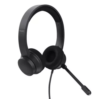 Trust HS-260/Stereo/USB/Drát/Černá Trust HS-260/Stereo/USB/Drát/Černá