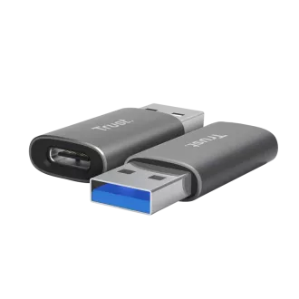 TRUST CALYX USB-A to USB-C ADAPTER 2pack