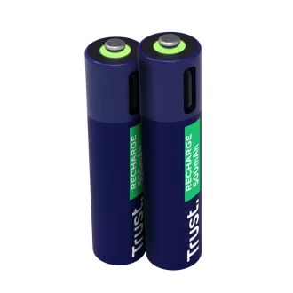 TRUST USB-C RECHARGEABLE BATTERIES 2P - AAA