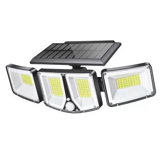 Venkovní solární LED světlo s pohybovým senzorem VIKING S180/1200lm/2200mAh/3 režimy/IP65 Venkovní solární LED světlo s pohybovým senzorem VIKING S180/1200lm/2200mAh/3 režimy/IP65