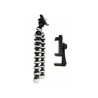 Cestovní stativ VIKING Tripod 4D/délka 25,5cm/pružná,odolná guma/max. zátěž 2kg/upínací šroub 1/4" Cestovní stativ VIKING Tripod 4D/délka 25,5cm/pružná,odolná guma/max. zátěž 2kg/upínací šroub 1/4"