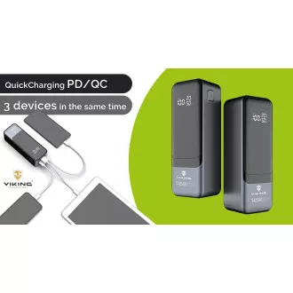 Viking PN-964PD 27000 mAh/Output:1xUSB-A,2xUSB-C/Input:2xUSB-C/LED display