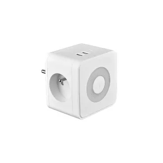 Síťový adaptér VIKING Y23L, bílá/Output:2xAC,1xUSB-A,2xUSB-C/dotykové LED světlo Síťový adaptér VIKING Y23L, bílá/Output:2xAC,1xUSB-A,2xUSB-C/dotykové LED světlo