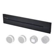 Zásuvková lišta - zápustná Viking LZ40B/230V,50Hz/40cm délka/černá/až 5 modulů/IP20/hliník/zápustná