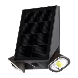Venkovní solární LED světlo Viking SR39/Pohybový senzor/800 lm/IP44/4 režimy/denní bílá