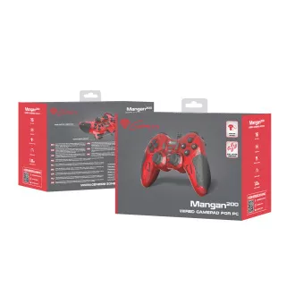 Drátový gamepad Genesis Mangan 200, pro PC, vibrace Drátový gamepad Genesis Mangan 200, pro PC, vibrace