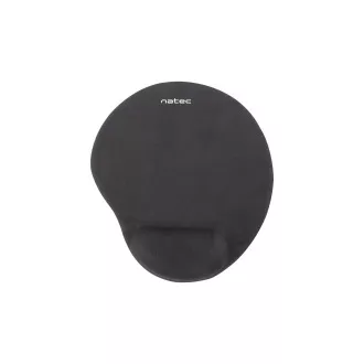 Podložka pod myš ergonomická gelová Natec Marmot, černá, 245x225 mm Podložka pod myš ergonomická gelová Natec Marmot, černá, 245x225 mm