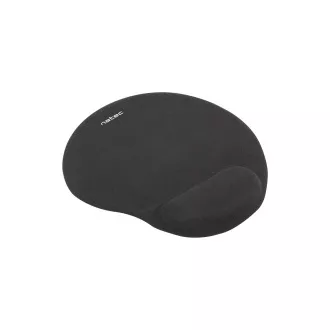Podložka pod myš ergonomická gelová Natec Marmot, černá, 245x225 mm Podložka pod myš ergonomická gelová Natec Marmot, černá, 245x225 mm