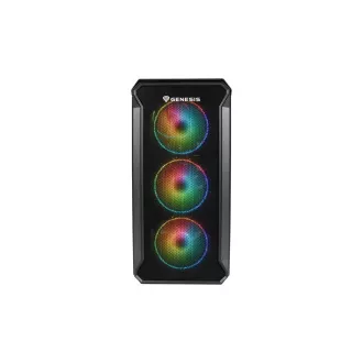 Počítačová skříň Genesis IRID 503 ARGB V2/Micro Tower/Transpar./Černá Počítačová skříň Genesis IRID 503 ARGB V2/Micro Tower/Transpar./Černá